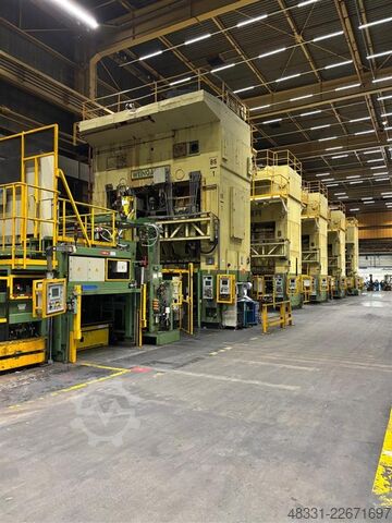 קו מערכות לחיצה Weingarten/Schuler 1x ZS1600.48  &  3x P4E2 SQB 1000 & 1xDPQV4-1000