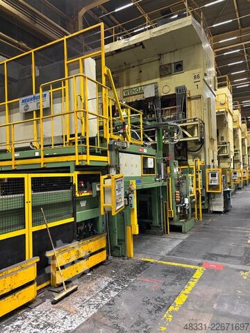 קו מערכות לחיצה Weingarten/Schuler 1x ZS1600.48  &  3x P4E2 SQB 1000 & 1xDPQV4-1000