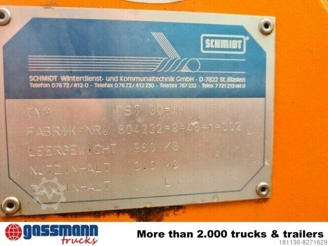 Makineri bujqësore  DST 30 WH Salzstreuer, 3cbm