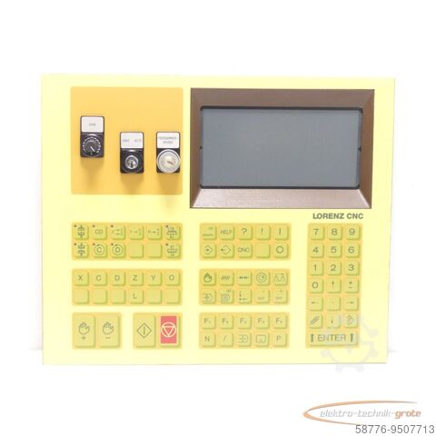 Component  BWO  Lorenz CNC 785 Bedienfeld und Display 082205  SN: 4935.001 P2