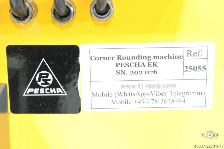 コーナーラウンディングマシン Pescha EK 100