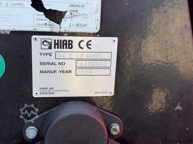Kipper mit Kran MAN TGA 26.360 6x6 Kipper/ Hiab 144 E-2 HiPro Euro 5