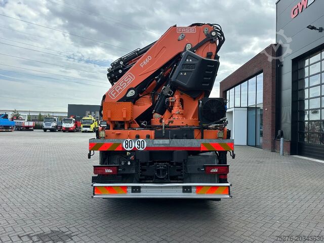 Camião-grua Scania R490 8x4 Tridem Fassi F660 + Fly Jib Euro 6