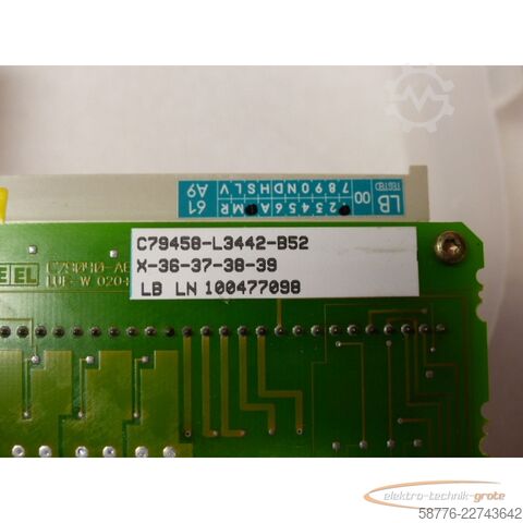 عنصر Siemens Teleperm M 6DS1731-8RR Board E Stand 7 SN LN100477088