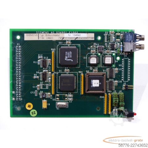 Componente  Siemens Trumpf AG G34901-F1002-H2-B2 / 134592 Bitbusmodul