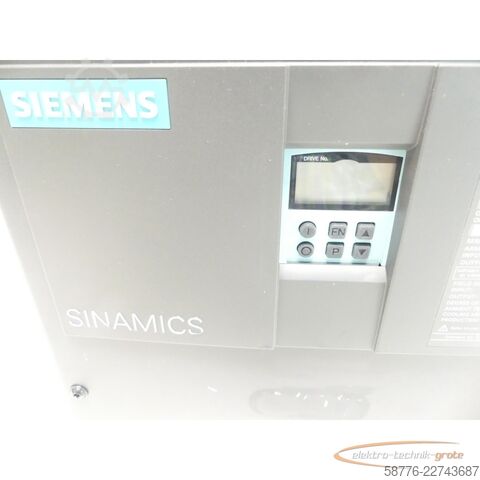 Hluti Siemens Simens 6RA8025-6GS22-0AA0 SINAMICS DCM DC-Converter  SN: Q6H22450101