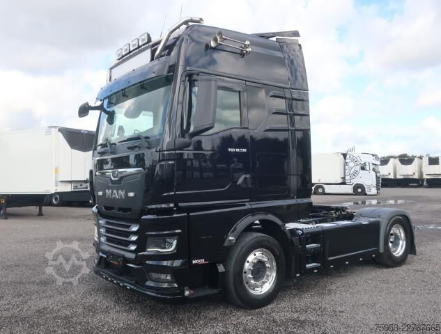 Đầu kéo tiêu chuẩn MAN 18.510 TGX GX Kabine Intarder Standklima Alcoa