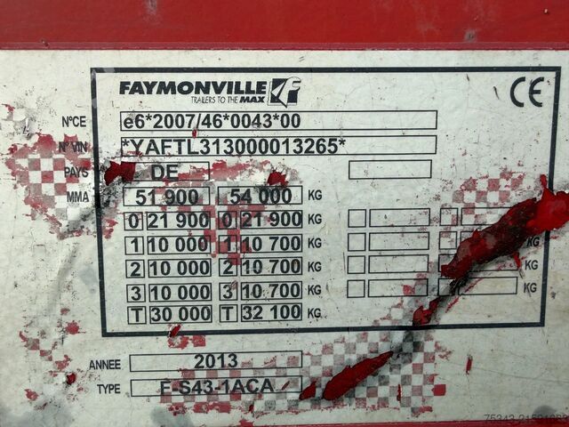 Cargador bajo Faymonville F-S43-1ACA