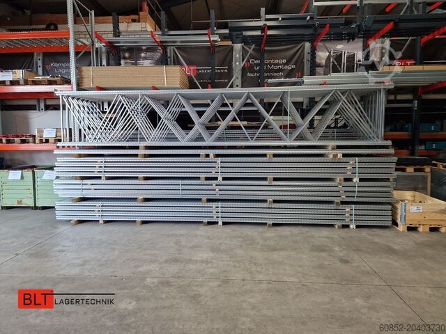 Heavy duty shelf ca. 30,8 lfm. Dexion P90 Palettenregale H:6,5m Fachlast: 3000kg Schwerlastregale