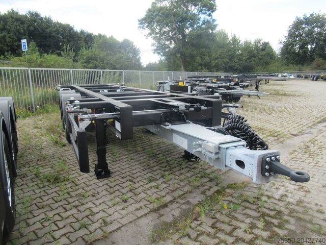 Swap chassis trailer Möslein BDF  Tandem- BDF- Wechselanhänger mit Ladebordwand