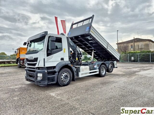 Kamion me vinç dhe kiper Iveco STRALIS 260S31