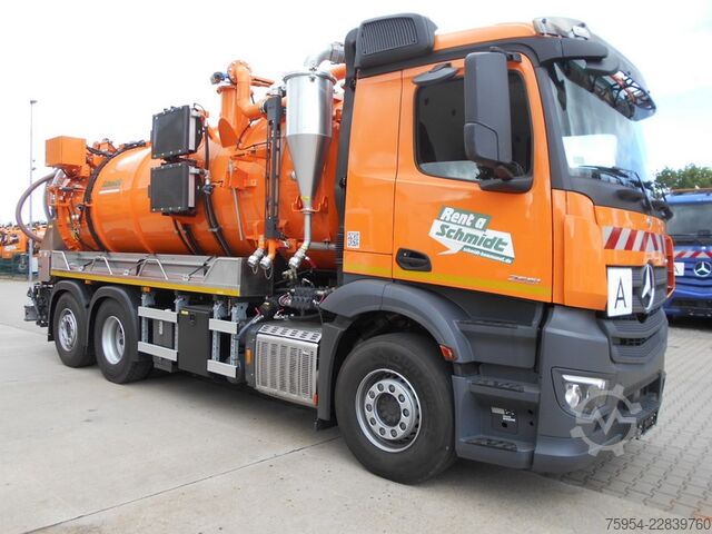 Autocisternă de vidanjare Mercedes-Benz Actros 2551 L 6x2 / Domos 15