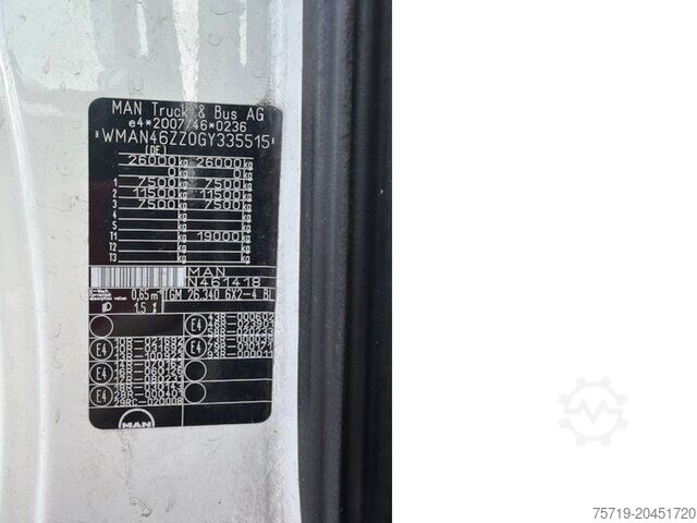 Kamion i plehrave MAN 26.340 TGM 6x2 Zöller