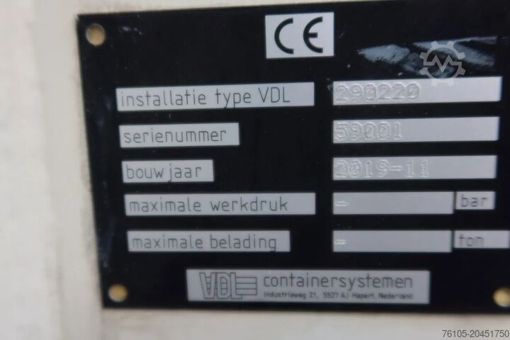 Sistemi i krahut të portalit Volvo FE FE 320 6x2 Portaal VDL Systeem