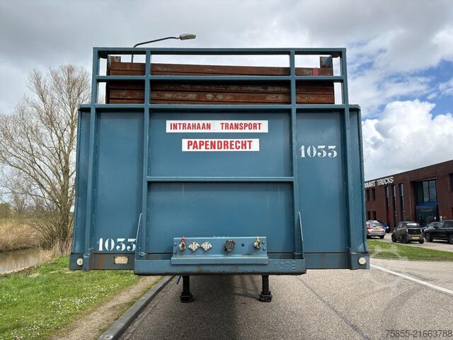 Plataforma remolque Haan OPL 45 Heavy Duty / Rungen-Potholes /BPW / 2x L...