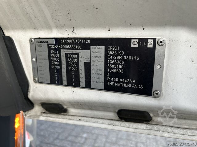 SZM סטנדרטי Scania R450 Highline / Retarder / 724 dkm / APK TUV 07-26