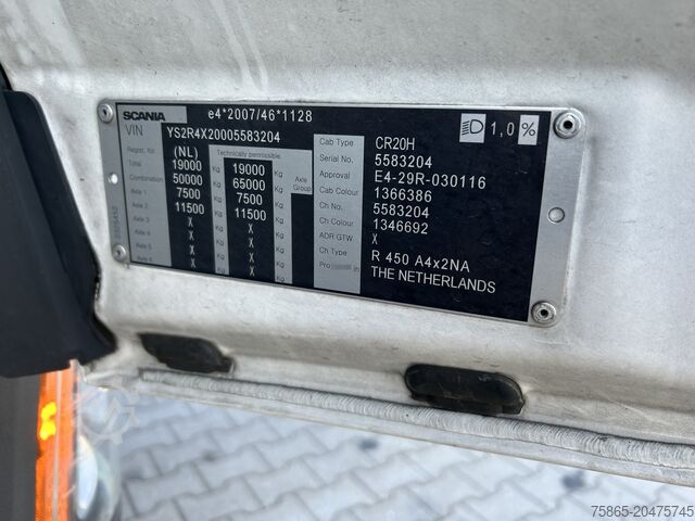 SZM סטנדרטי Scania R450 Highline / Retarder / 770 dkm / APK TUV 03-26