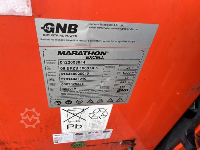 Forklift elektrik me 3 rrota Linde E 15-02