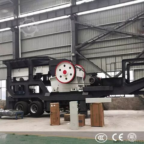 Peralatan penghancur Mobile stone crusher /Portable crusher 50-350 t/h mobile stone crushing station
