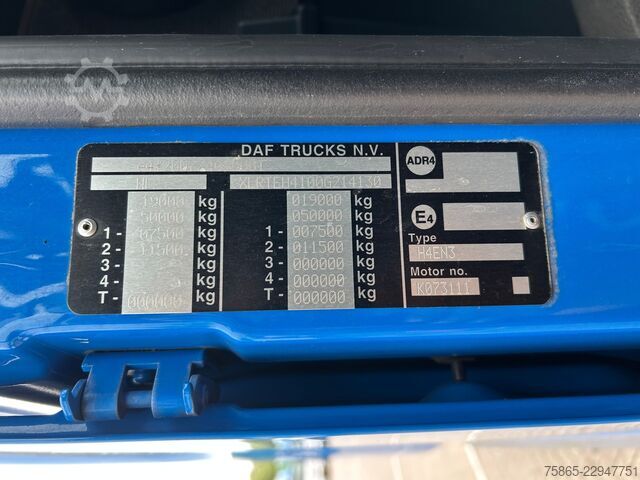 Volumen-SZM DAF XF 450 FT SC / 849 dkm / Tacho V2 / 2 Tanks / N...