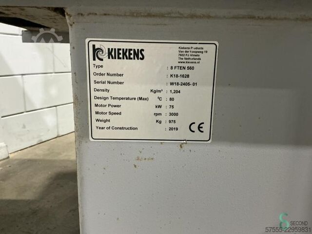 Ventiladores Kiekens 8 FTEN 560 2019 Kiekens 
