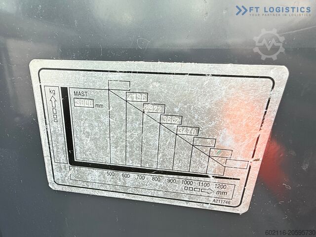Četru riteņu iekrāvējs DOOSAN 70 / DUPLEX / FORK 2500MM / POSITIONER