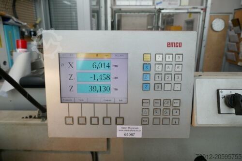 Blý/fóðursnælda rennibekkur EMCO Emcomat 14 D