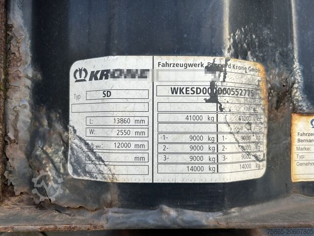 Vận chuyển khối lượng Krone Profi Liner / Mega / Curtinside / BPW Drum / NL...