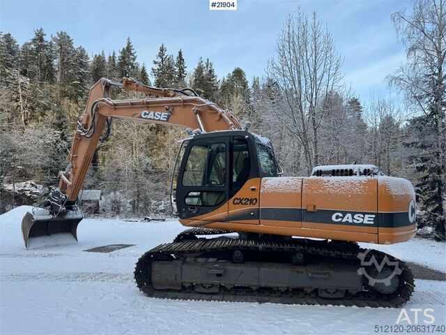 ক্রলার খননকারী CASE CX210 Tracked Excavator w/ Tilt and Grading Bucket