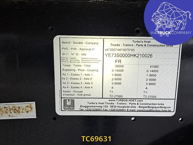 Transportasi kontainer Hoet Trailers