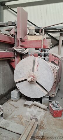 Draaibank voor het polijsten van marmeren en granieten zuilen CEBE-ESCANDE polissoire