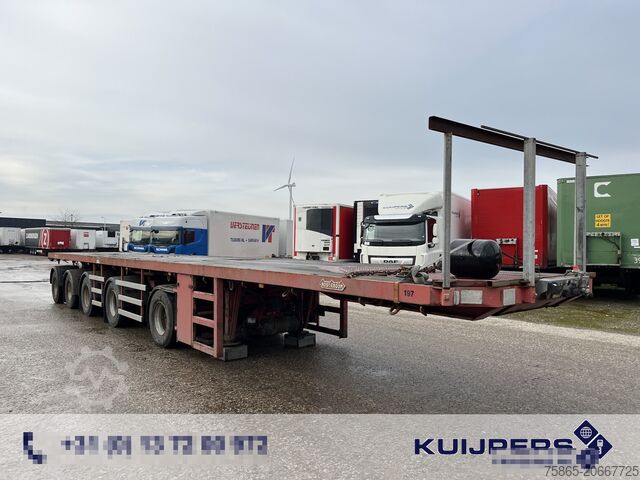 Rimorchio della piattaforma Nooteboom OVB-90-05 / 5 axle 12 Ton Hydraulic / BPW Drum ...