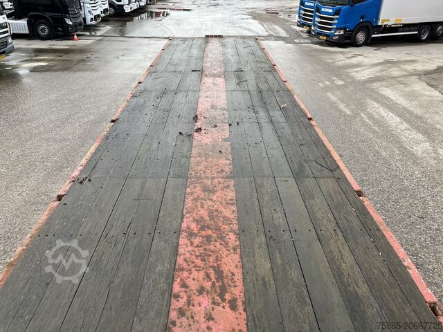 Plattformanhänger Nooteboom OVB-90-05 / 5 axle 12 Ton Hydraulic / BPW Drum ...