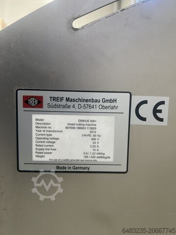 ब्रेड स्लाइसर Treif Diskus 400