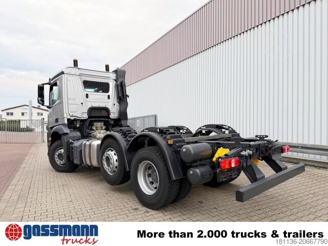 Châssis de camion Mercedes-Benz Arocs 2542 L 6x2/4, Vorlauflenk-/liftachse, Navi,