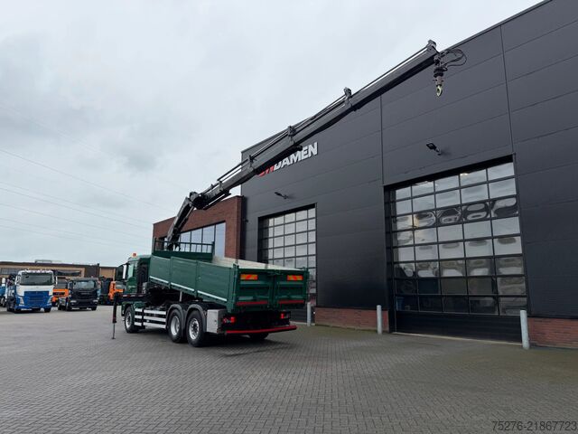 Sklápač so žeriavom MAN TGS 26.360 6x2 Kipper/Hiab 188-4 Euro 6