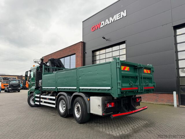 Sklápač so žeriavom MAN TGS 26.360 6x2 Kipper/Hiab 188-4 Euro 6