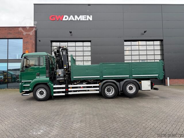 Sklápač so žeriavom MAN TGS 26.360 6x2 Kipper/Hiab 188-4 Euro 6