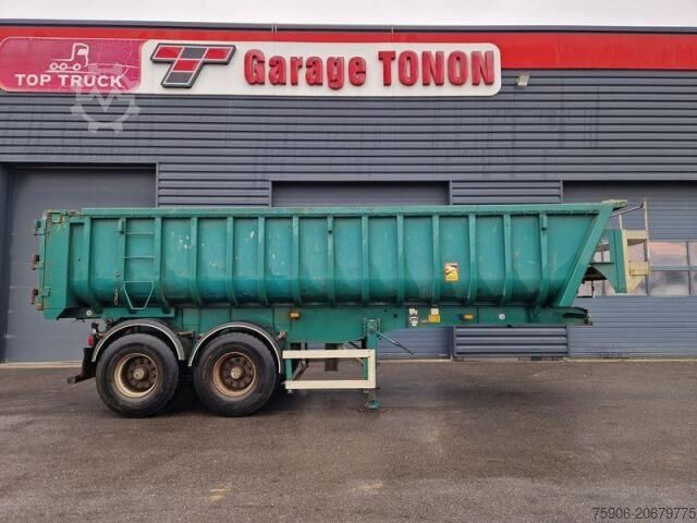 Polpriklopnik kiper Fruehauf BENNE ACIER 22m3