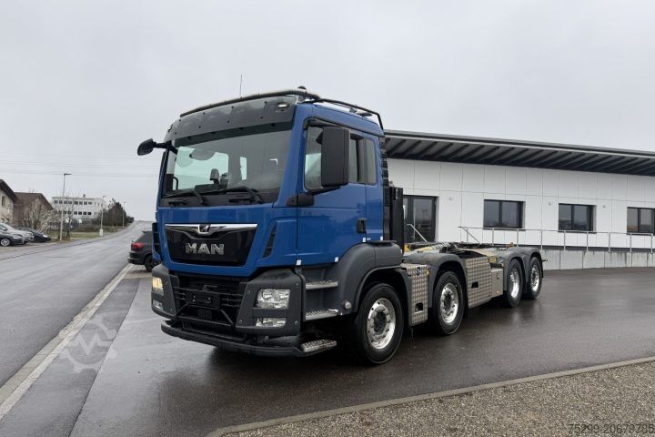 Φορτηγό γερανός roll-off MAN TGS 35.500 8x2 Palfinger / Swiss-Vehicle