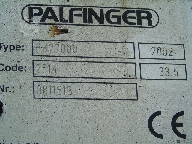 Xe cẩu Volvo FL 340 + PALFINGER PK27.000 JIB + REMOTE