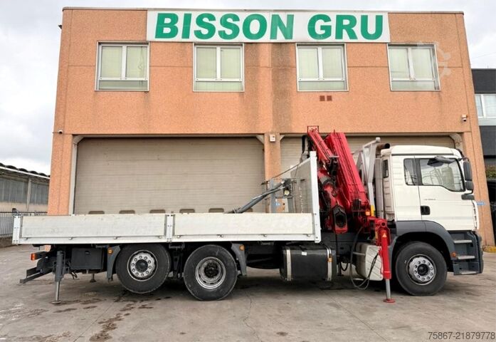 Vrachtauto met open laadbak MAN TG 360A