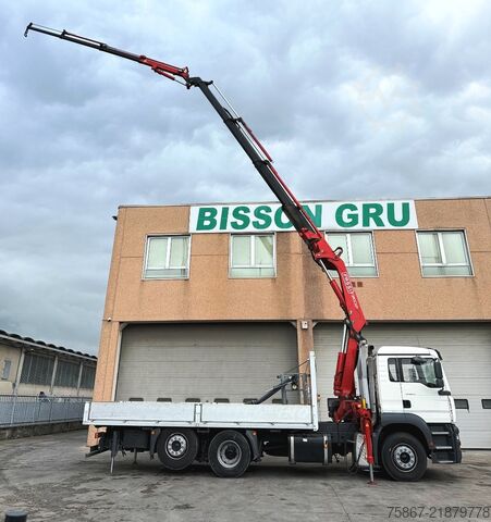 Vrachtauto met open laadbak MAN TG 360A