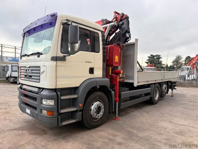 Vrachtauto met open laadbak MAN TG 360A