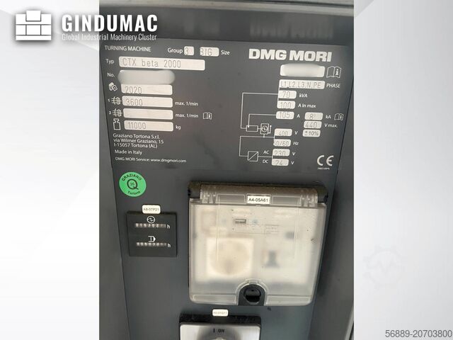 Tornos horizontales DMG MORI CTX 2000