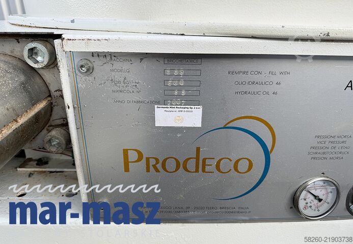 Briketovacia lis na výrobu brikiet Prodeco E55 