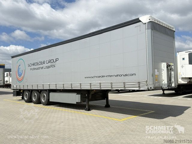 Trailer semi terbuka dengan terpal Schmitz Cargobull Curtainsider Coil Getränke
