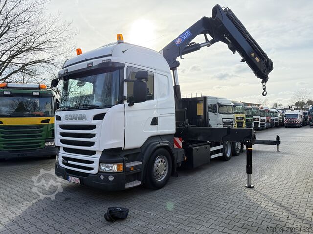 Кран-манипулятор на шасси грузовика Scania R440 6X2*4 Kran HMF 5020 K5