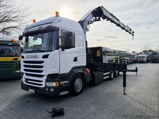 Бортовой грузовик Scania R440 6X2*4 Kran HMF 5020 K5
