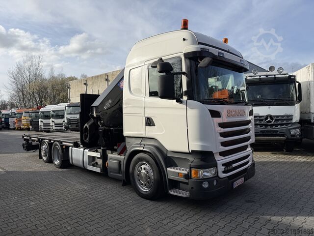 Бортовой грузовик Scania R440 6X2*4 Kran HMF 5020 K5